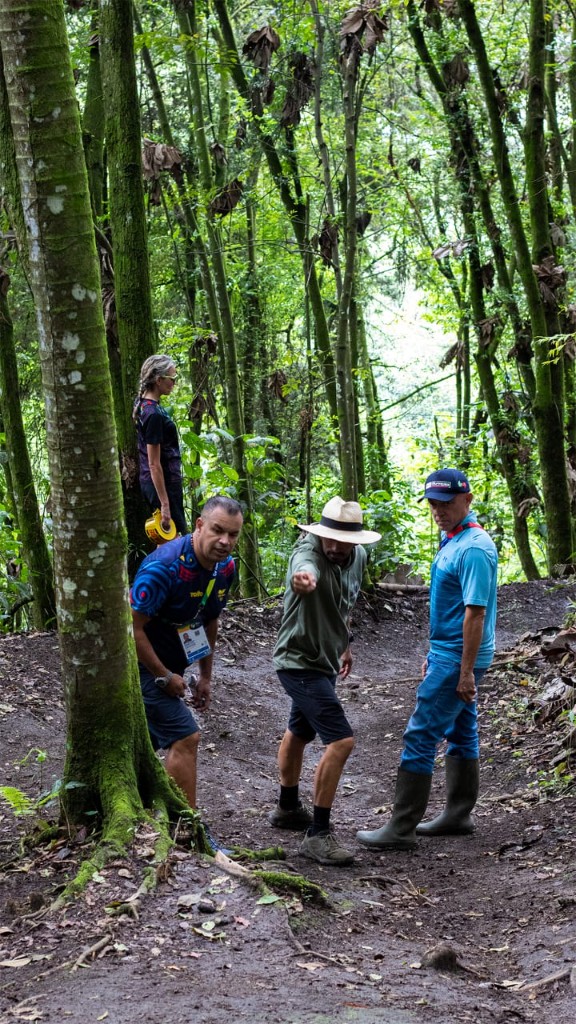Staff revisando el descenso